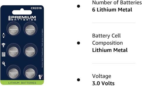 Premium CR2012 Battery Lithium 3V Coin Cell - Japanese Engineered High Capacity Batteries (2 Pack) in Saudi Arabia