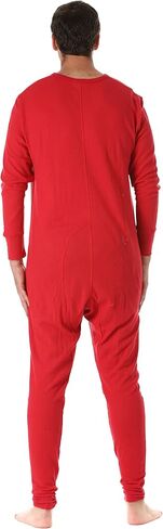 #followme Men's Solid Thermal Henley Adult Onesie in Saudi Arabia