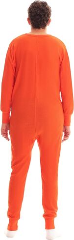 #followme Men's Solid Thermal Henley Adult Onesie in Saudi Arabia