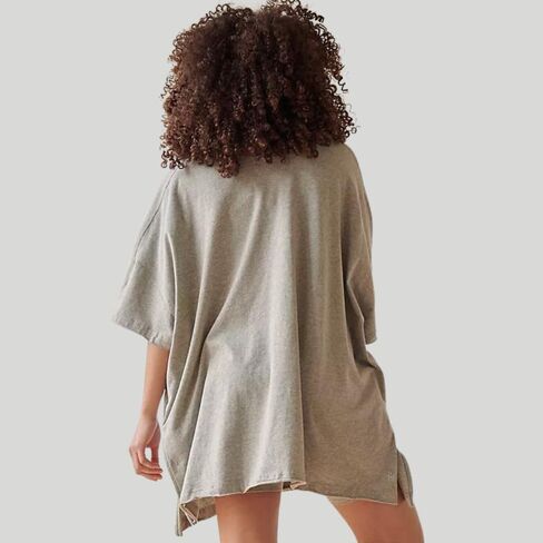 Womens 2 Piece Outfits Oversized Hot Shot Reversible set V Neck T Shirt Biker Shorts Workout Sets in Saudi Arabia