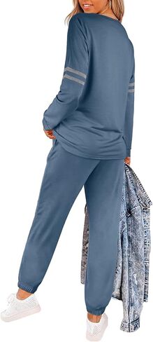 أطقم بدلات رياضية من Sipaya Colorblock للنساء مكونة من قطعتين ملابس غير رسمية أطقم صالة 2022 in Kuwait