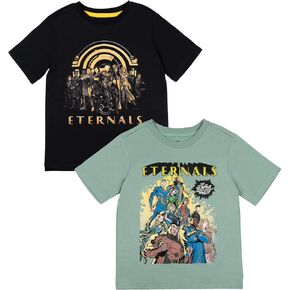 Marvel Avengers Shang-Chi and The Legend of The Ten Rings Eternals Loki 2 Pack T-Shirts Little Kid to Big Kid in Saudi Arabia