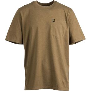 Browning Men's Buckmark Short Sleeve Pocket T Shirt in Kuwait