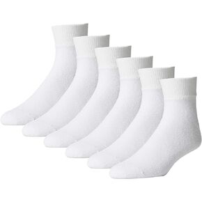 American Made Everyday Quarter Socks for Men - 12 Pack