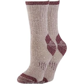 70% Merino Wool Women Crew Socks - Hiking Outdoor Athletic Thermal Thickening Cushion … in Kuwait