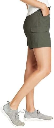 Eddie Bauer Ladies UPF 50+ Sun Protection Summer Trail Short | Green,12 in Saudi Arabia