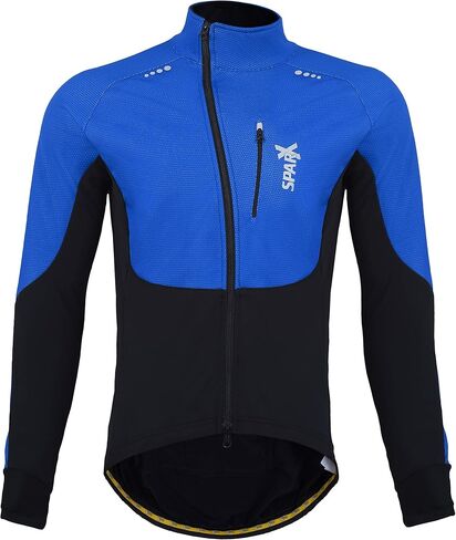 Sparx Performance Winter Cycling Thermal Jacket Bike Windproof High Viz Jersey in Kuwait