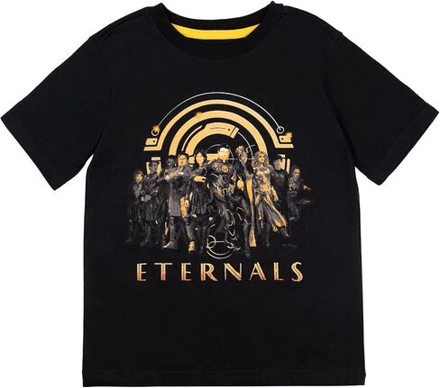 تي شيرت Marvel Avengers Shang-Chi وThe Legend of The Ten Rings Eternals Loki مكون من قطعتين من الأطفال الصغار إلى الأطفال الكبار in Saudi Arabia