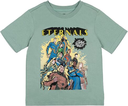 تي شيرت Marvel Avengers Shang-Chi وThe Legend of The Ten Rings Eternals Loki مكون من قطعتين من الأطفال الصغار إلى الأطفال الكبار in Saudi Arabia