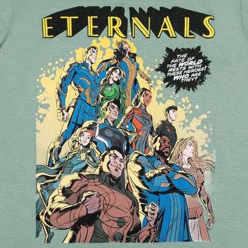 تي شيرت Marvel Avengers Shang-Chi وThe Legend of The Ten Rings Eternals Loki مكون من قطعتين من الأطفال الصغار إلى الأطفال الكبار in Saudi Arabia
