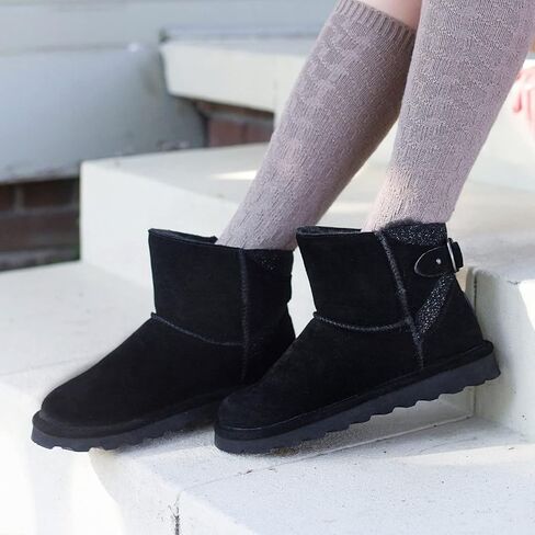 BEARPAW Women's Betty Multiple Colors | Women's Ankle Bootie | Women's Slip On Boot | Comfortable Winter Boot in Kuwait