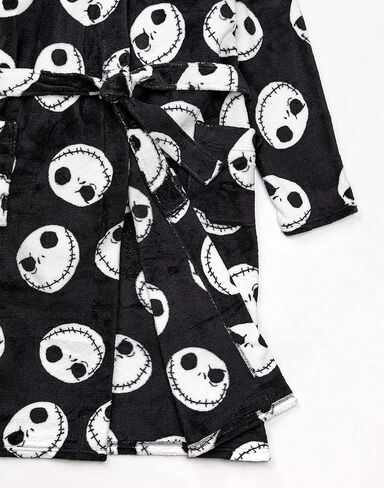 Disney The Nightmare Before Christmas Dressing Gown Womens Black Pjs Bathrobe in Saudi Arabia