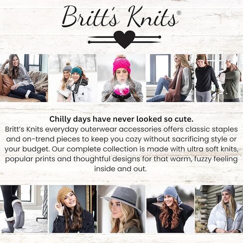 قبعة Britt's Knits ThermalTech المبطنة بالصوف للشتاء الدافئ قبعة رياضية على شكل جمجمة للرجال والنساء in Kuwait