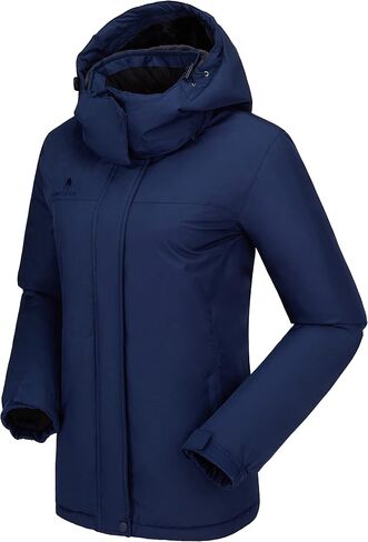 CAMEL CROWN Womens Ski Jacket Waterproof Winter Coat Hiking Mountain Windbreaker Thicken Cotton Warm Snow Parka Jacket in Saudi Arabia