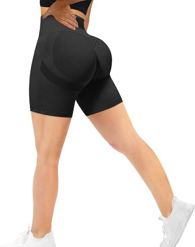 MOHUACHI Butt Lifting Shorts for Women High Waist Workout Biker Shorts Scrunch Booty Yoga Shorts TIK Tok Gym Leggings in Saudi Arabia