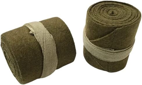 معاجين طويلة بريطانية من الحرب العالمية الأولى WW1 معاجين للجيش الأمريكي / M1910 طماق تلتف المعجون | ww1 العتاد البريطاني | معاجين الحرب العالمية الأولى in Kuwait