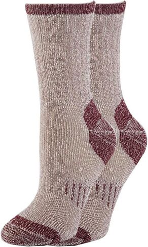 70% Merino Wool Women Crew Socks - Hiking Outdoor Athletic Thermal Thickening Cushion … in Kuwait