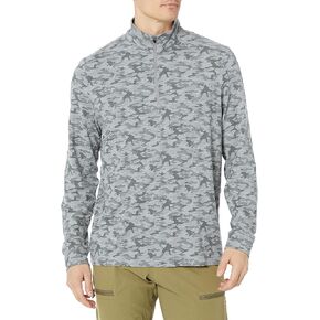 PGA TOUR Men's Luxe Wr Touch Camo Print 1/4 Zip Base Layer