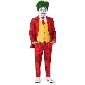 بدلة جوكر للأولاد من SUITMEISTER زي تنكري للحفلات التنكرية للأطفال وسترة وسترة وسراويل وربطة عنق... in Kuwait