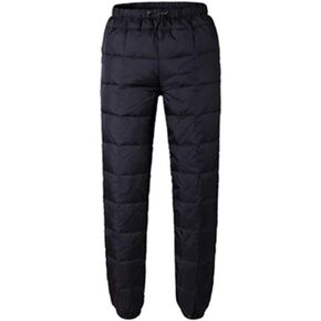 SYOKYO1980 Men's Winter Warm Packable Down Pants Compressor Snow Trousers Ski Puffer Pant in Saudi Arabia