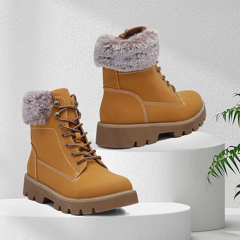 ALLOT المرأة الشتاء الثلوج المشي لمسافات طويلة العمل حذاء مقاوم للماء كعب منخفض الدانتيل متابعة القتالية الكاحل الجوارب عدم الانزلاق في الهواء الطلق أحذية مشي in Kuwait