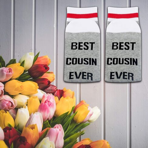 2 أزواج هدية ابن عم أفضل ابن عم من أي وقت مضى الجوارب ابن عم هدية عيد ميلاد هدية عيد الميلاد أفضل هدية ابن عم in Kuwait