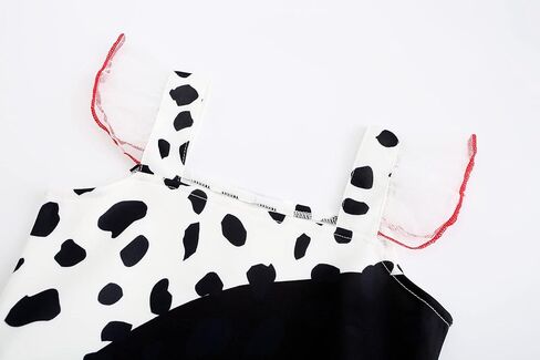 مجموعة فستان فتاة Akokvlar منقطة زي حفلة الهالوين الدلماسي in Kuwait