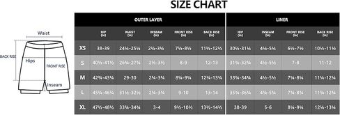 Little Donkey Andy Women's Quick-Dry Running Shorts, High Waist Stretch Workout Hiking Bicycle Athletic Shorts with Liner in Saudi Arabia