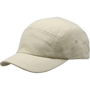 5 Panels Short Brim Baseball Cap for Women and Men Solid Single Layer Cotton Snapack Caps Adjustable Dad Hat Sun Hats Q2102