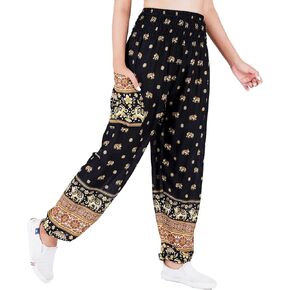 LOFBAZ Vivid Yoga Harem Pants for Women Boho Hippie Lounge Pajamas Indian Beach