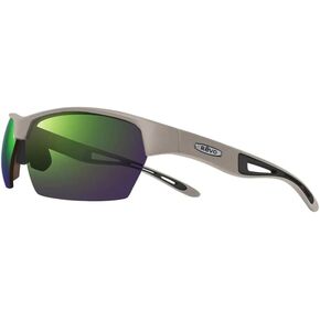 Revo Sunglasses Jett: Polarized Lens with Semi-Rimless Rectangle Wrap Frame
