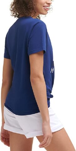 Tommy Hilfiger Women's Performance T-Shirt – Lightweight Cotton Graphic Tees in Saudi Arabia
