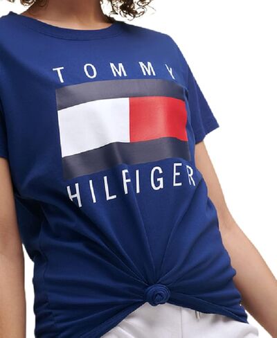 Tommy Hilfiger Women's Performance T-Shirt – Lightweight Cotton Graphic Tees in Saudi Arabia