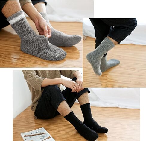 Nevend 6 أزواج من الصوف ميرينو للشتاء الحراري جوارب معزولة للأنشطة الخارجية شديدة التحمل مقاس 10-13 in Kuwait