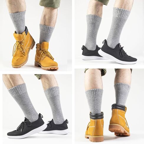 Nevend 6 أزواج من الصوف ميرينو للشتاء الحراري جوارب معزولة للأنشطة الخارجية شديدة التحمل مقاس 10-13 in Kuwait