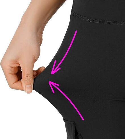 GymSmart Mid Waisted Yoga Cargo Pants for Women Stretch Bootcut Casual Pants in Kuwait