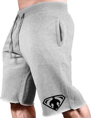 Monsta Clothing Co. Men's Bodybuilding Workout (MuscleSymbol) Gym Sweat Shorts in Saudi Arabia