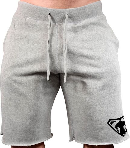 Monsta Clothing Co. Men's Bodybuilding Workout (MuscleSymbol) Gym Sweat Shorts in Saudi Arabia