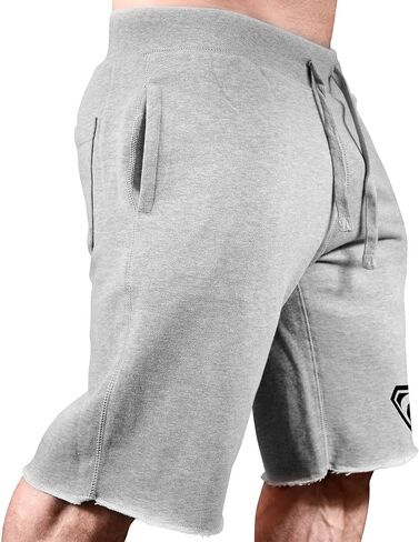 Monsta Clothing Co. Men's Bodybuilding Workout (MuscleSymbol) Gym Sweat Shorts in Saudi Arabia
