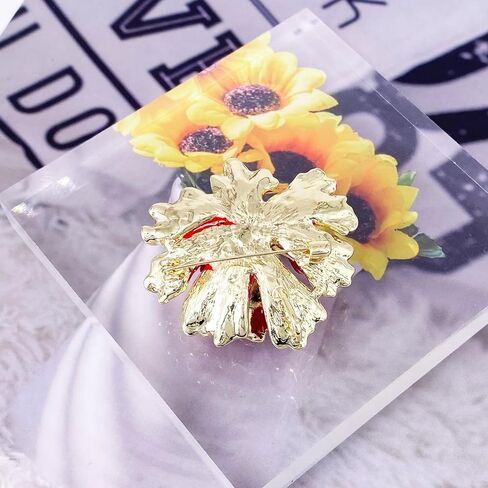 LAXPICOL Vintage Elegant Flower Brooch Pearl Wedding Broach Pin in Kuwait