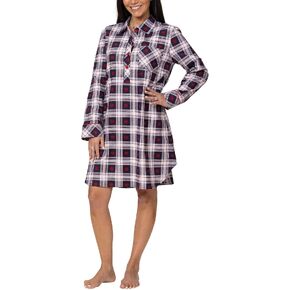 PajamaGram Flannel Nightgown - Christmas Nightgown For Women