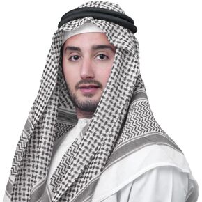 PENINSULA LOVE Arab Scarf Shawl Keffiyeh Kafiya Shemagh +Igal Agal Set, Men Shemagh Scarf Middle East Headscarf Muslim Turban