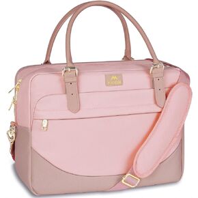 Laptop Briefcase for Women, Fashion 15.6 inch Computer Sleeve Bag Case with Adjustable Shoulder Strap, Water-resistant Cute Purple Messenger Work Tote Bag Gift for Women Nurse Teacher College, Office
