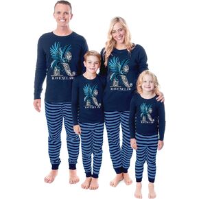 Harry Potter Animals Wizarding World Gryffindor Hufflepuff Ravenclaw Slytherin Character Sleep Tight Fit Family Pajama Set