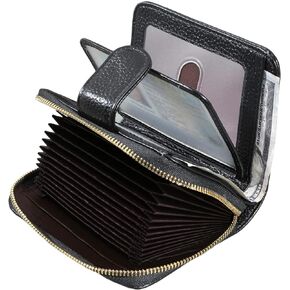 Beurlike Women's RFID Credit Card Holder Organizer Case Leather Security Wallet in Kuwait