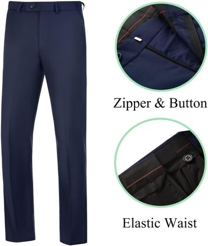 Mens Suit Slim Fit Suits for Men 2 Pieces Tuxedo Vest Pants Set Wedding Prom Waistcoat & Trousers in Kuwait