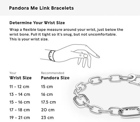 سوار سلسلة ربط من PANDORA ME - يتميز بموصلين - سوار ساحر للنساء - هدية لها - فضة إسترلينية - 6.9 بوصة in Kuwait