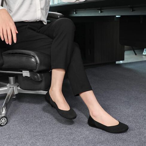 أحذية Bacia المسطحة للنساء من نسيج الباليه المسطح سهل الارتداء ومريح وقابل للغسل in Kuwait