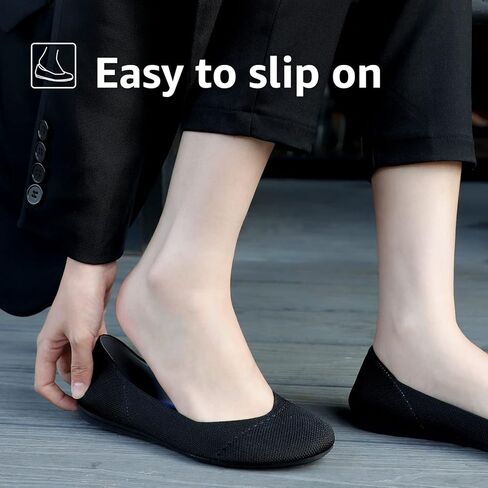 أحذية Bacia المسطحة للنساء من نسيج الباليه المسطح سهل الارتداء ومريح وقابل للغسل in Kuwait