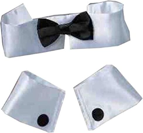 Forum Women's Costume Collar Bow Tie and Cuff Set in Kuwait